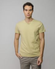 YELLOW MEN'S SHORT SLEEVE T-SHIRT