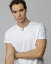 WHITE MEN'S SHORT SLEEVE T-SHIRT