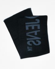 BLUE MEN'S KNITTED SCARF