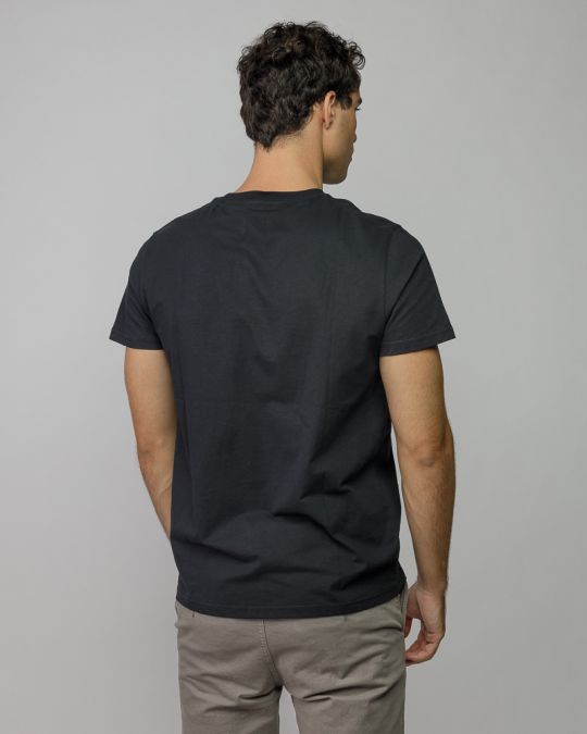 BLACK MEN'S SHORT SLEEVE T-SHIRT 1D25FW4045SS0104