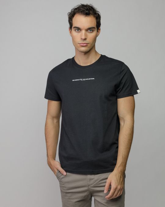 BLACK MEN'S SHORT SLEEVE T-SHIRT 1D25FW4045SS0104