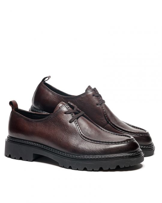BROWN MEN'S SHOES - ENDRICK DE25FW1010LE MZ