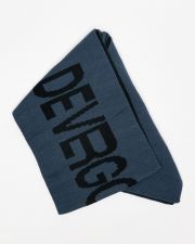 BLUE MEN'S KNITTED SCARF