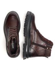 BROWN MEN'S LEATHER BOOTS - AUSTIN