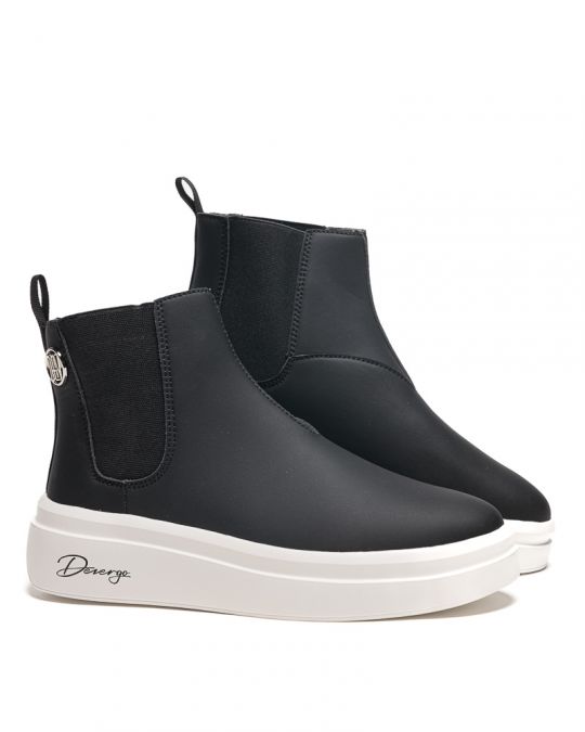 BLACK WOMEN'S BOOTS - MYRA DE25FW4518PU AD