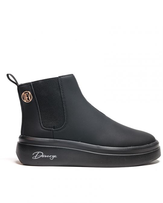 BLACK WOMEN'S BOOTS - MYRA DE25FW4518PU AD