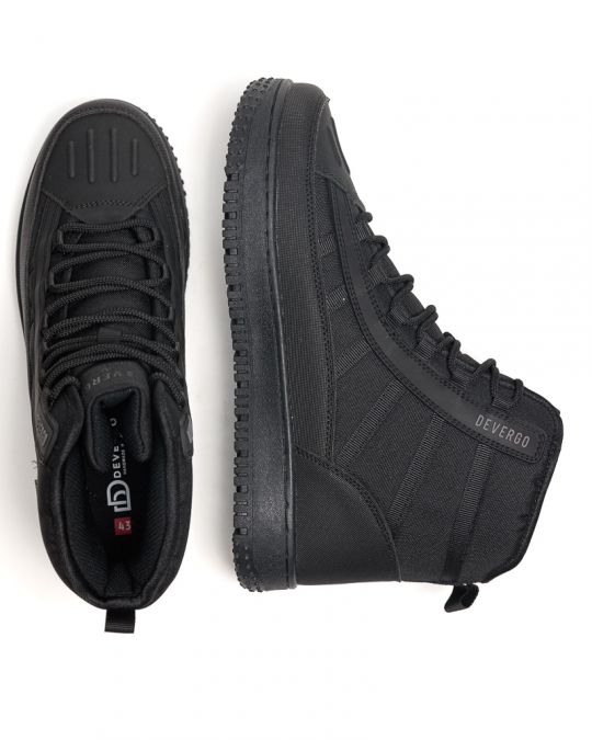 BLACK MEN'S BOOTS - BOSTON DE25FW4057PU AW