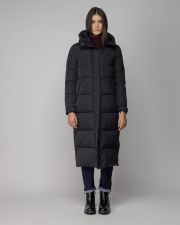 BLACK WOMEN'S LONG WINTER COAT