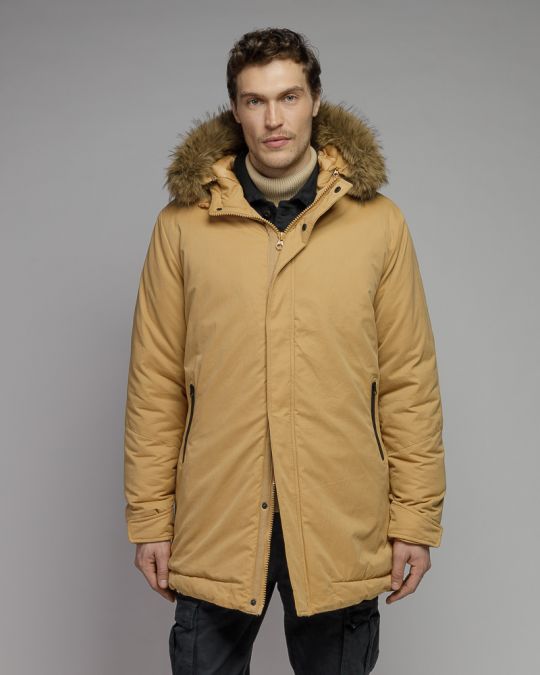 YELLOW MEN'S LONG COAT 1D25FW3005KA1600