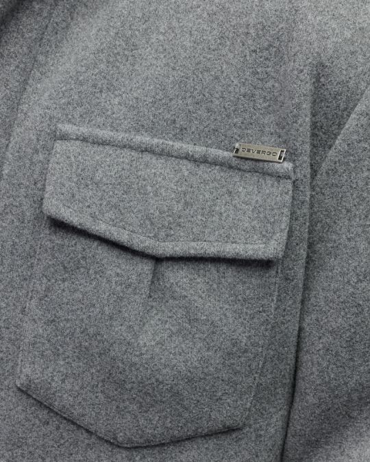 GREY MEN'S FABRIC JACKET 1D25FW3025KA8100