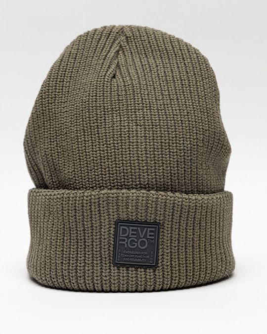 KHAKI MEN'S KNITTED CAP 1D25FW8004HA1101