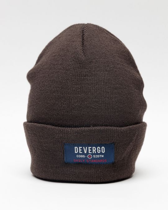 BROWN MEN'S KNITTED CAP 1D25FW8011HA1100