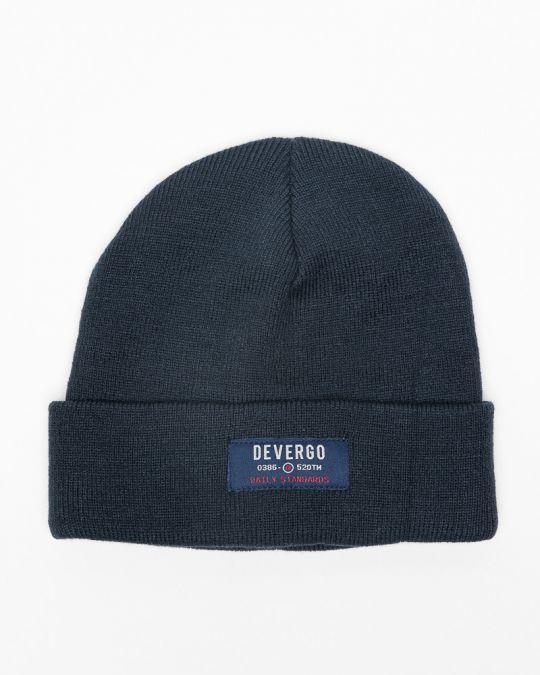 BLUE MEN'S KNITTED CAP 1D25FW8011HA1100