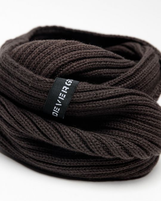 BROWN MEN'S KNITTED SCARF 1D25FW8030SC1101