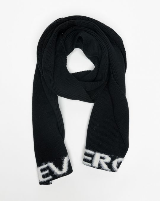 BLACK WOMEN'S KNITTED SCARF 2D25FW8516SC1101