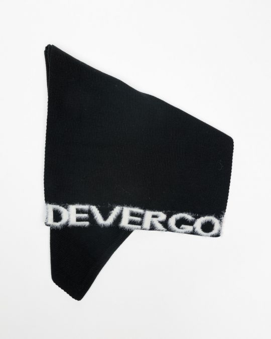 BLACK WOMEN'S KNITTED SCARF 2D25FW8513SC1101