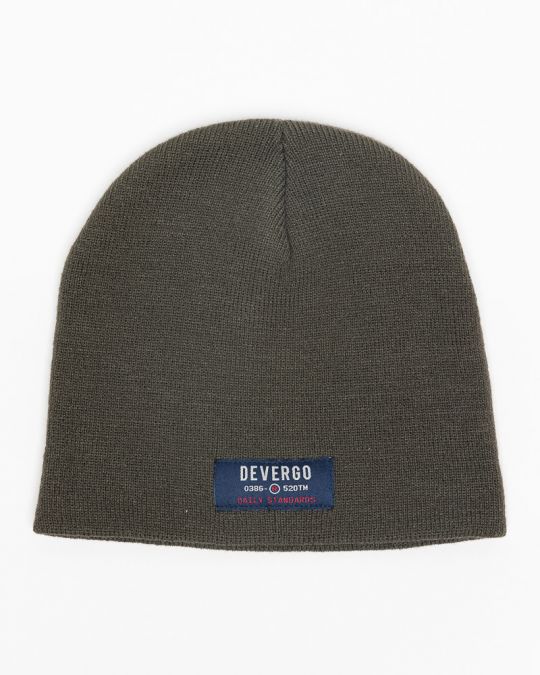 KHAKI MEN'S KNITTED CAP 1D25FW8010HA1100