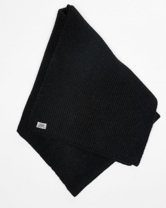 BLACK WOMEN'S KNITTED SCARF 2D25FW8516SC1101