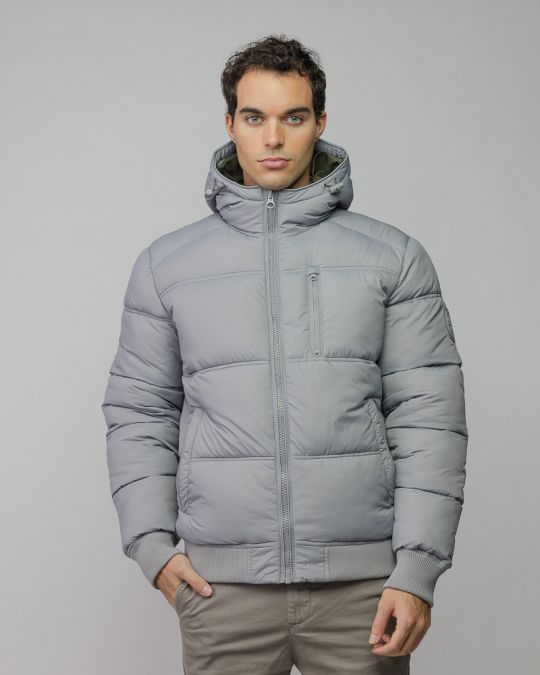 GREY MEN'S COAT 1D25FW3004KA1600