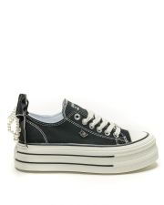 BLACK WOMEN'S SNEAKER  - NINA
