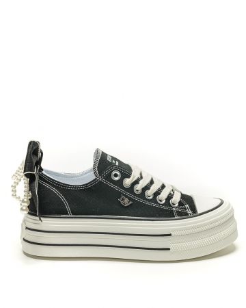 BLACK WOMEN'S SNEAKER - NINA DE26SS5505CA BF