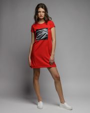 RED WOMEN'S DRESS