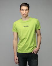BEIGE MEN'S SHORT SLEEVE T-SHIRT