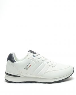 WHITE MEN'S SNEAKER  - PINTO DE26SS4037PU HI