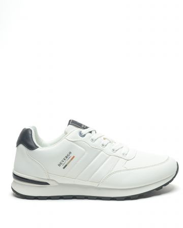 WHITE MEN'S SNEAKER  - PINTO DE26SS4037PU HI