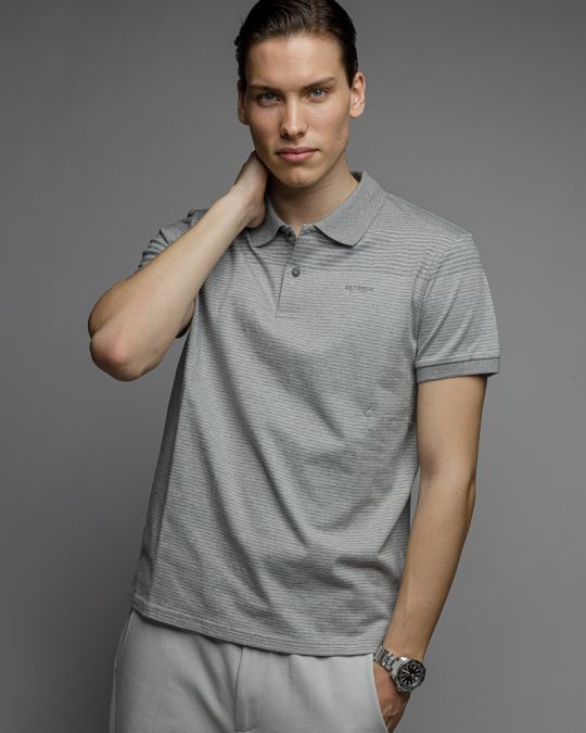 GREY FÉRFI RÖVID UJJÚ GALLÉROS PÓLÓ 1D26SS4079SS0105