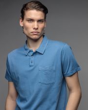 BLUE MEN'S SHORT SLEEVE T-SHIRT