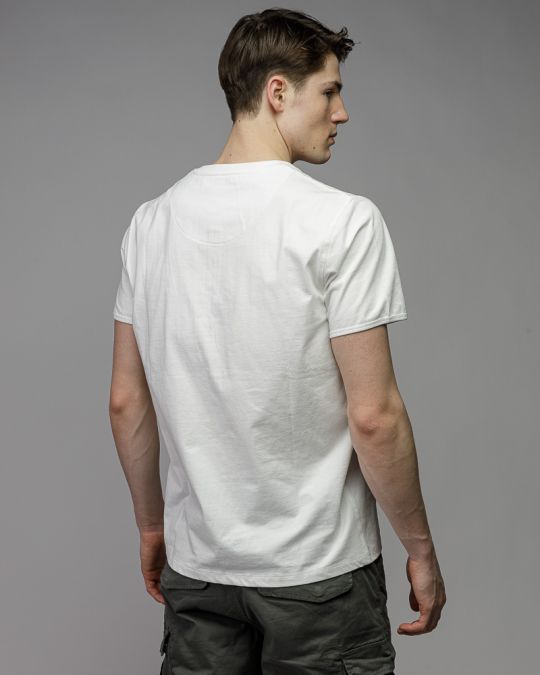 WHITE MEN'S SHORT SLEEVE T-SHIRT 1D26SS4023SS0105