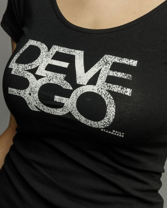 BLACK WOMEN'S SHORT SLEEVE T-SHIRT 2D26SS4552SS0205