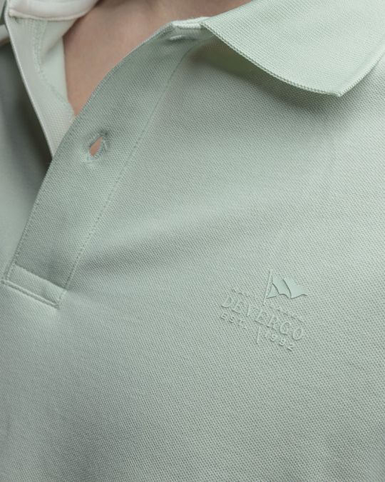 GREEN MEN'S SHORT SLEEVE POLO SHIRT 1D26SS4037SS2405