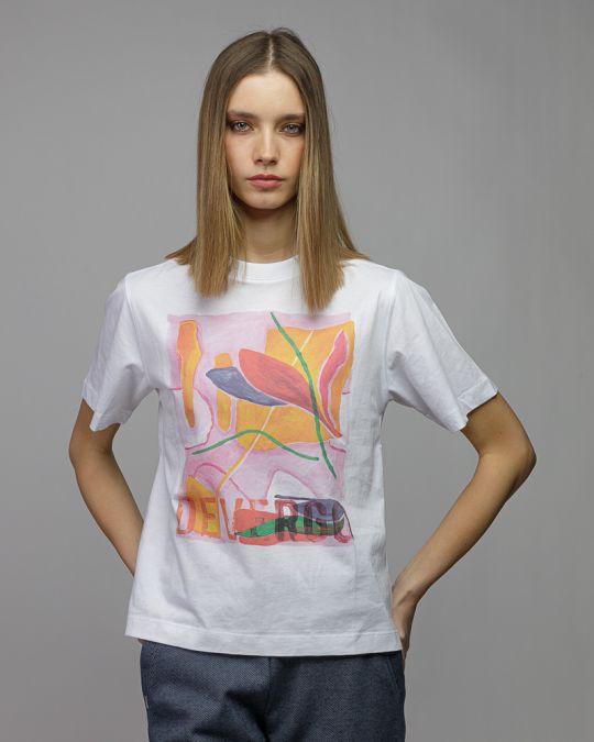 PINK WOMEN'S SHORT SLEEVE T-SHIRT 2D26SS4527SS0105