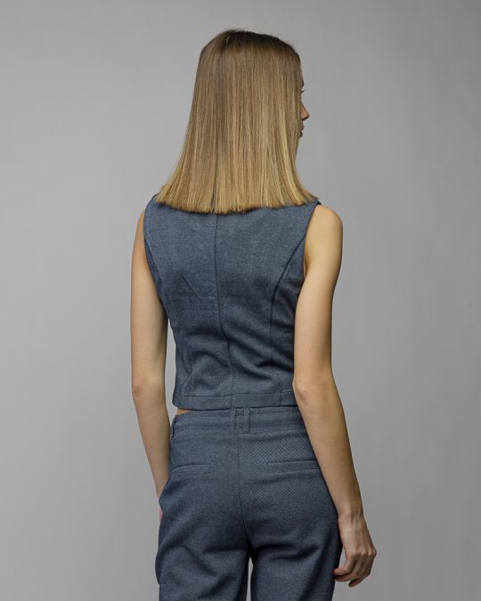 BLUE WOMEN'S VEST 2D26SS7504SL0705