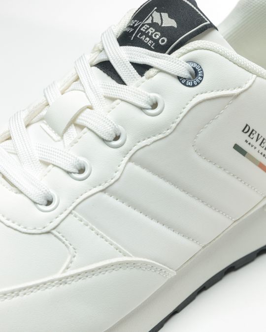 WHITE MEN'S SNEAKER  - PINTO DE26SS4037PU HI