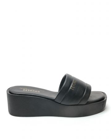 BLACK WOMEN'S SLIPPERS - REGAN DE26SS2534PU SY