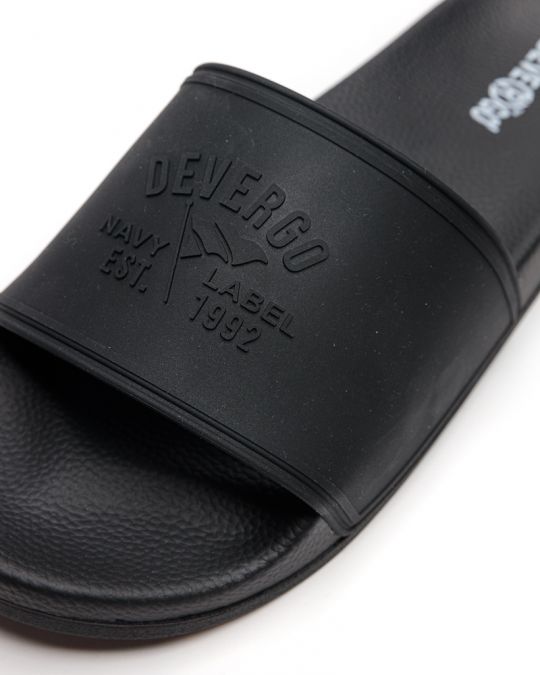 BLACK MEN'S SLIPPERS  - VICENTE DE26SS2034TP RE