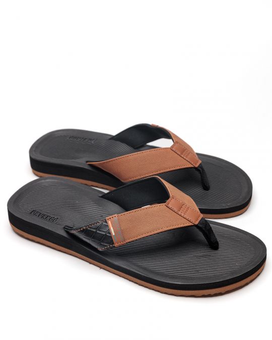 BROWN MEN'S SLIPPERS  - MATIAS DE26SS2015EV RE