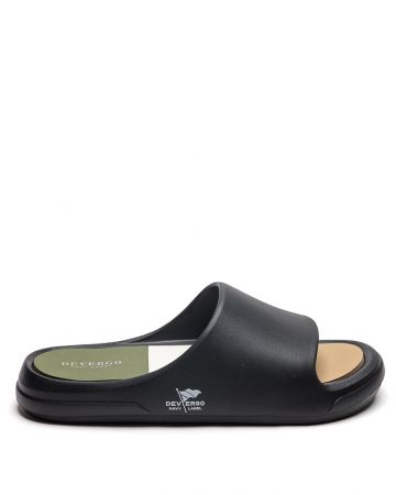 BLACK MEN'S SLIPPERS - MARISOL DE26SS2035EV SR