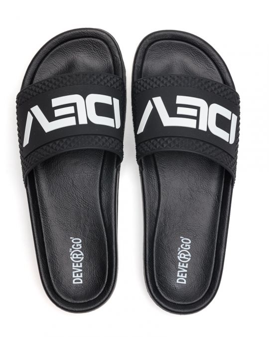BLACK MEN'S SLIPPERS  - ALFIE DE26SS2008TP RE