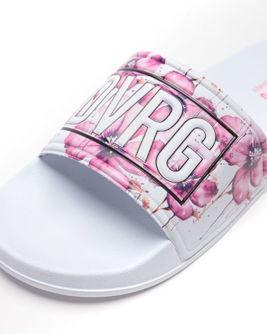 WHITE WOMEN'S SLIPPERS  - CARAVELLA FLOWER DE26SS2526FL RE