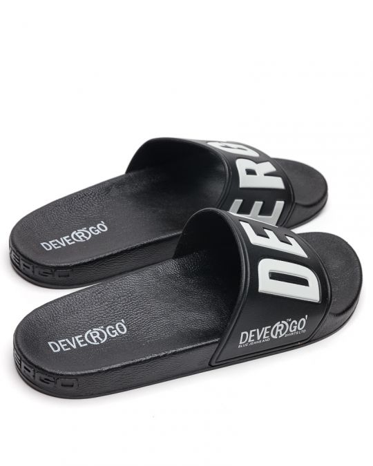 BLACK MEN'S SLIPPERS  - CARAVEL DE26SS2026PU SY