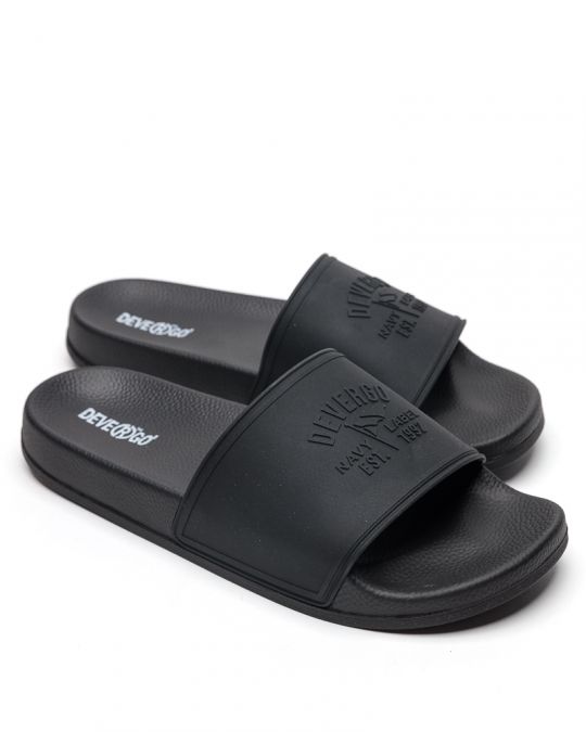 BLACK MEN'S SLIPPERS  - VICENTE DE26SS2034TP RE