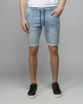 BLUE MEN'S JOGJEANS SHORTS 1D26SS1133MP7170