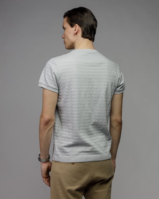 GREY MEN'S SHORT SLEEVE T-SHIRT 1D26SS4016SS0101