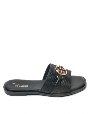BLACK WOMEN'S SLIPPERS - SAVANNAH DE26SS2538CA SY