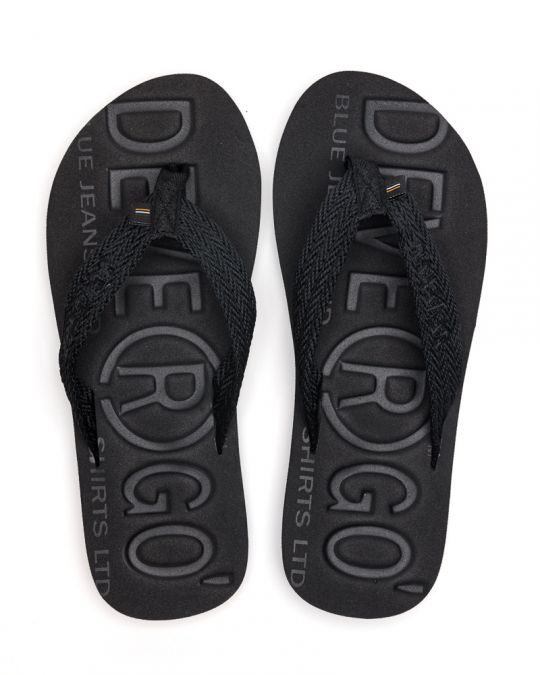 BLACK MEN'S SLIPPERS  - EDMUND DE26SS2014EV RE