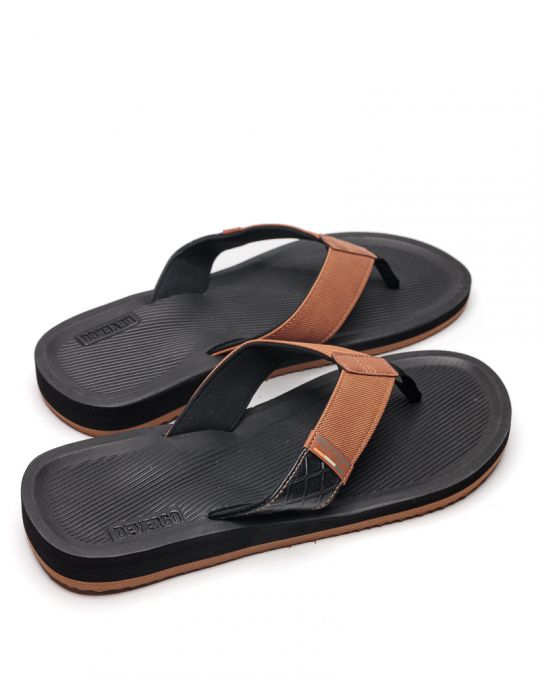 BROWN MEN'S SLIPPERS  - MATIAS DE26SS2015EV RE